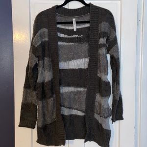 Aeropostale Multimedia Textured Cardigan Size L